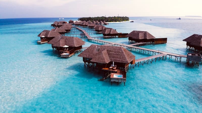 Playa del Caribe con agua turquesa